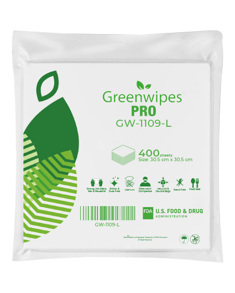 GW-1109 PRO Cleanroom Wipes Large Pack