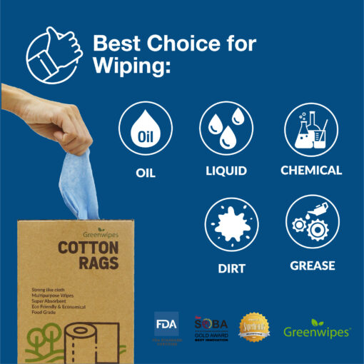GW1108 shopee-04 GW-1108 Greenwipes® Cotton Rags