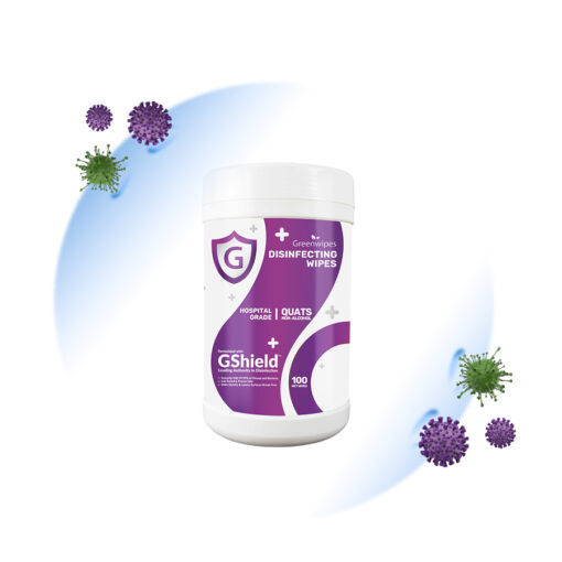 banner2 quats wipes MD- 7050 Greenwipes® GShield Alcohol Free Disinfecting Wipes (100 Sheets)