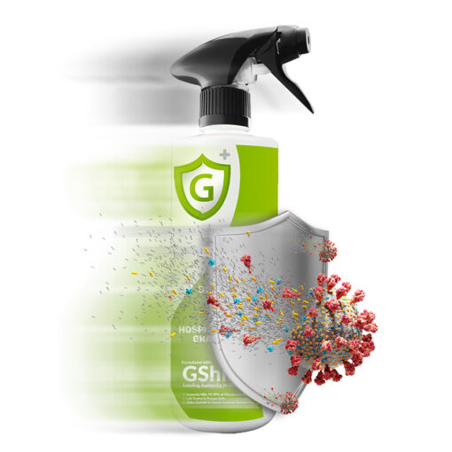 banner1 alcohol spray Greenwipes® GShield 70% Alcohol Disinfectant Spray (500ml)