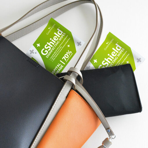 banner1 Alcohol single wipes MD- 7030 Greenwipes® GShield 70% Alcohol Disinfecting Wipes (10 pcs Single Packs)